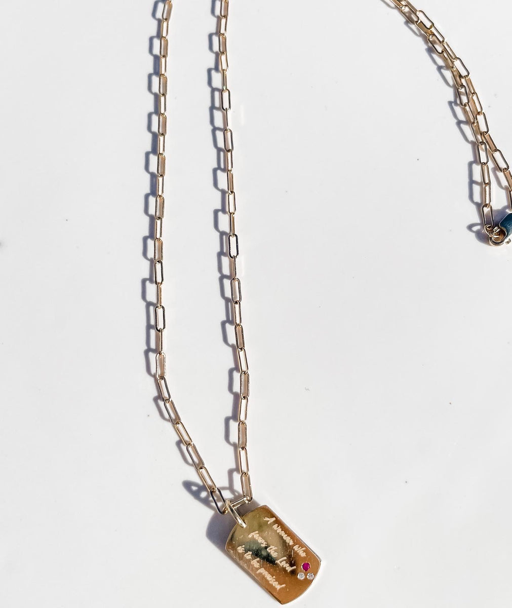 Small Dog Tag Adelaide Niketas Designs