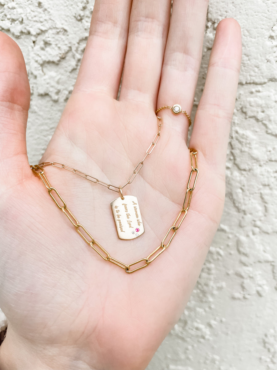 Small Dog Tag Adelaide Niketas Designs